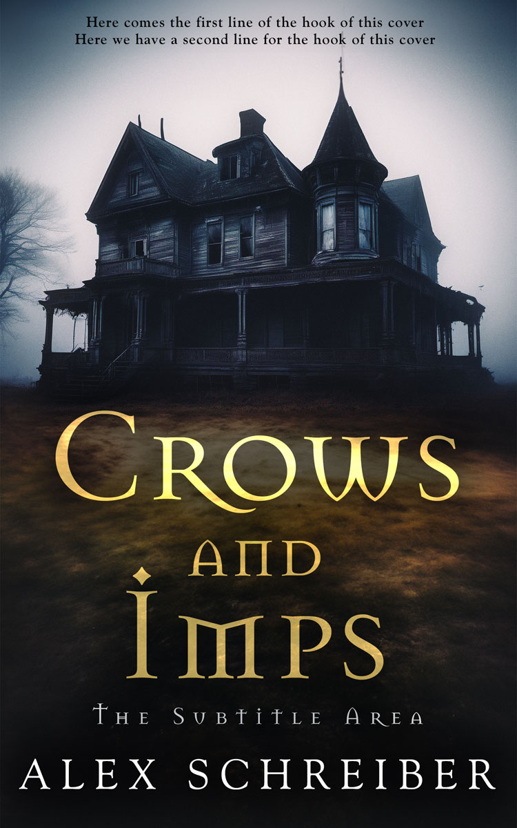 2D view of Swirl #14994 - Premade Mystery & Thriller & Suspense Book Cover