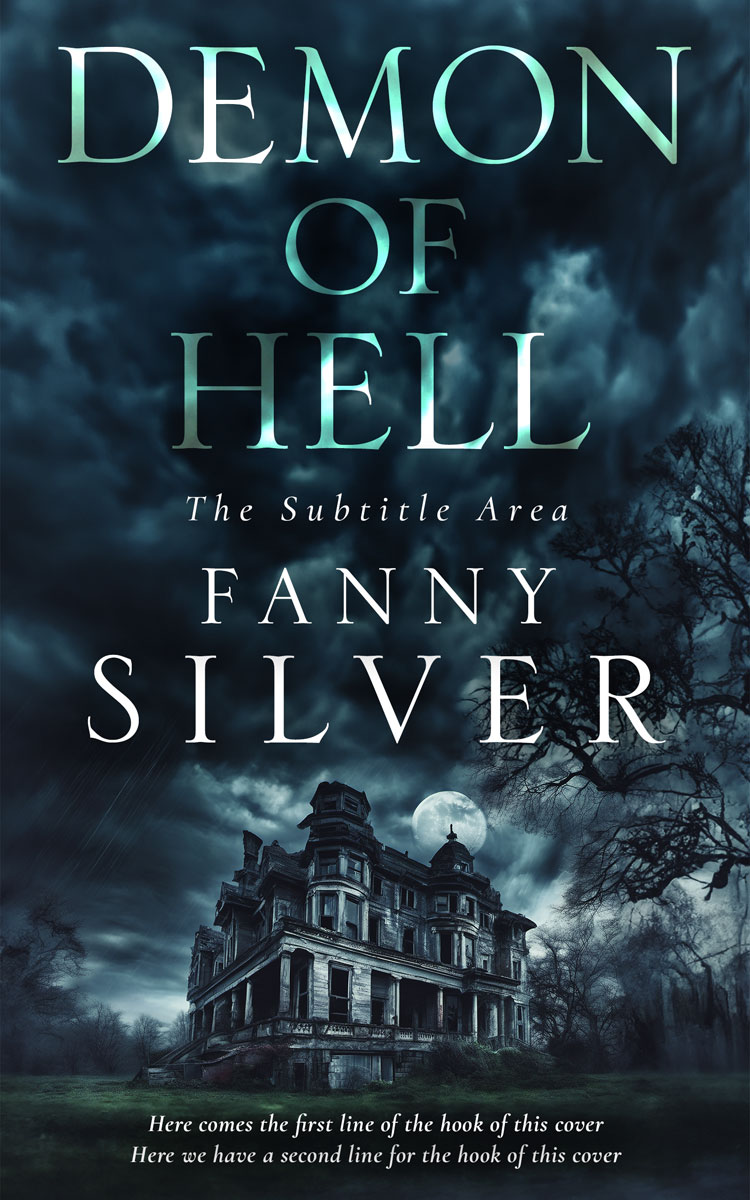 2D view of Mirage #15016 - Premade Horror Book Cover