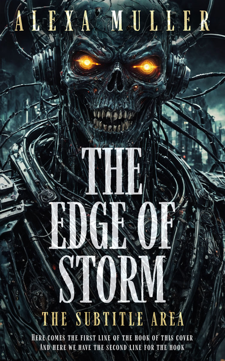 2D view of Bunker #15022 - Premade Horror Book Cover