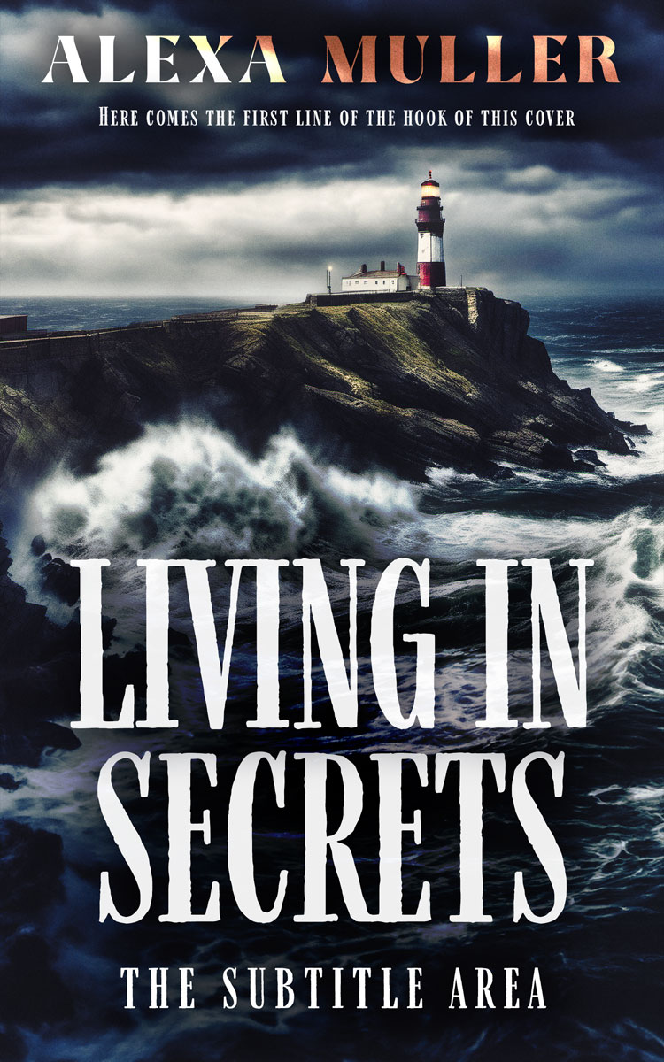 2D view of Timberwolf #15050 - Premade Mystery & Thriller & Suspense Book Cover