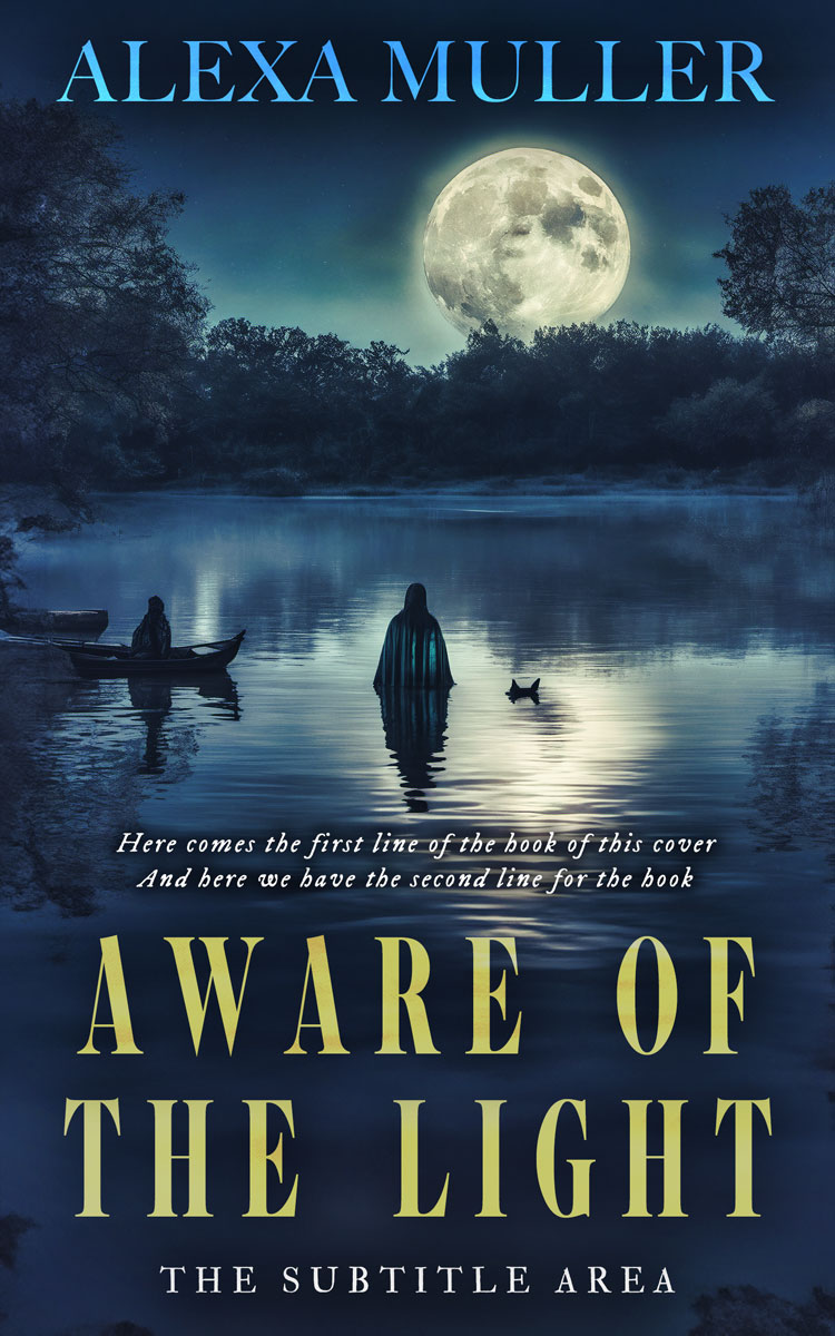 2D view of Cloud Burst #15063 - Premade Horror Book Cover