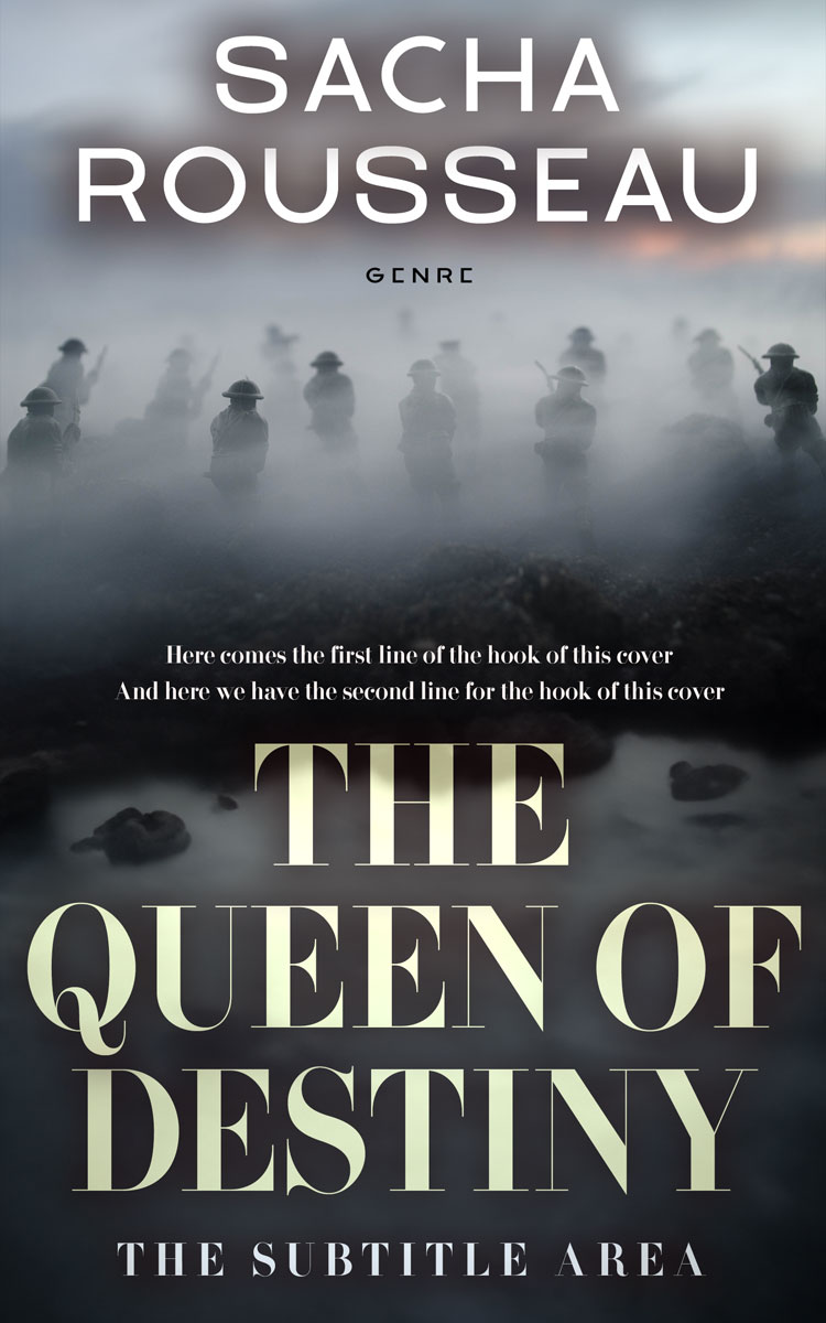 2D view of Premade Historical Book Cover - Tuna