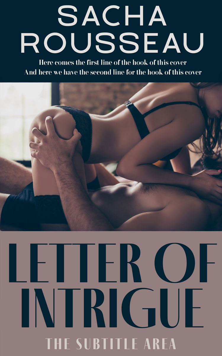 2D view of Premade Erotica Book Cover - Ebony Clay