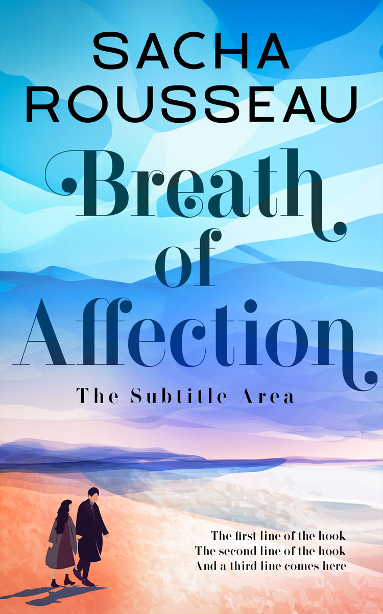 2D view of Spindle #15133 - Premade Romance Book Cover