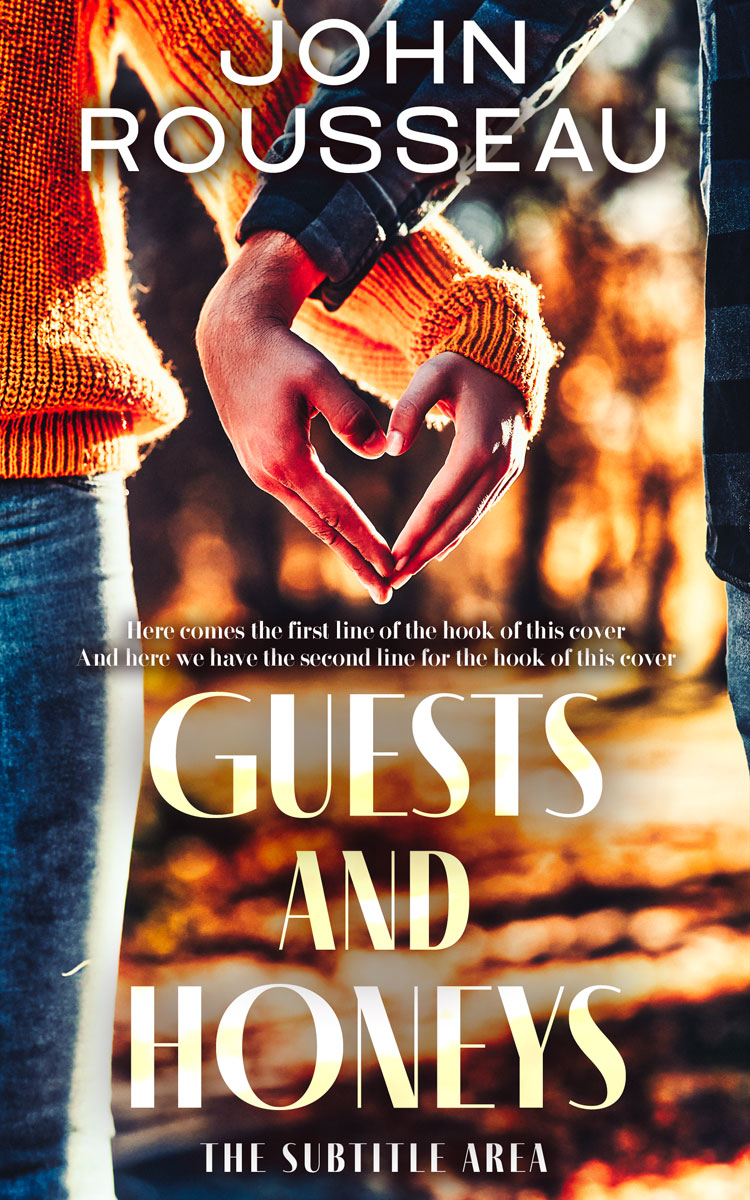 2D view of Premade Romance Book Cover - Charade