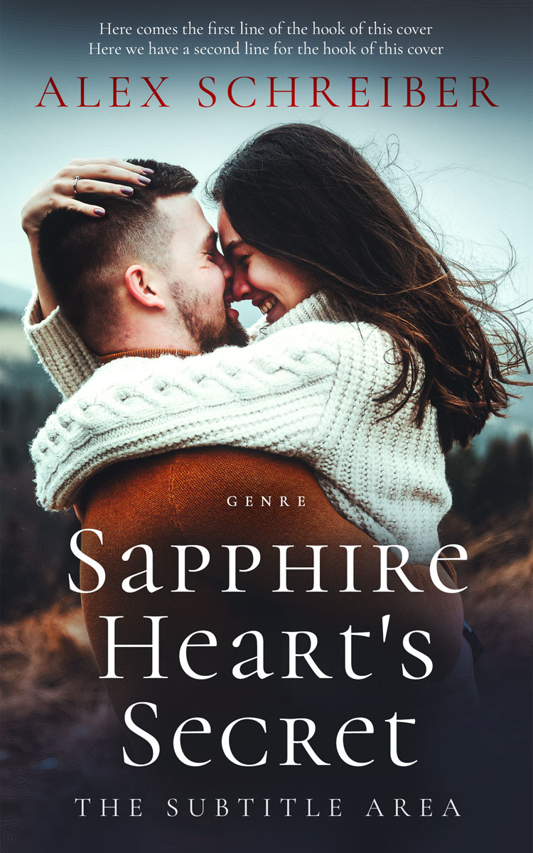 2D view of Tasman #15172 - Premade Romance Book Cover