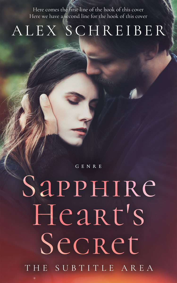 2D view of Thunder #15173 - Premade Romance Book Cover