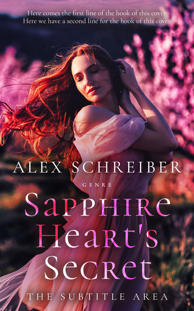 2D view of Thunder #15175 - Premade Romance Book Cover