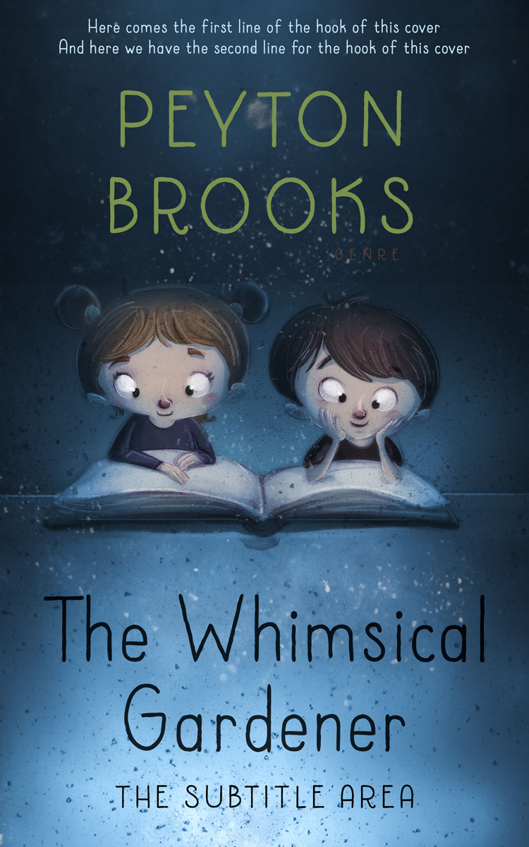 2D view of Cloud Burst #15191 - Premade Education Book Cover