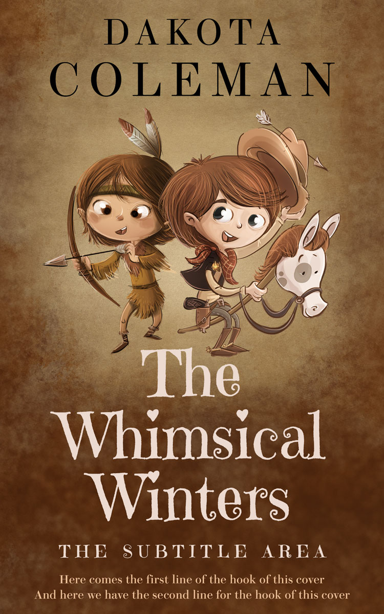 2D view of Old Copper #15207 - Premade Western Book Cover