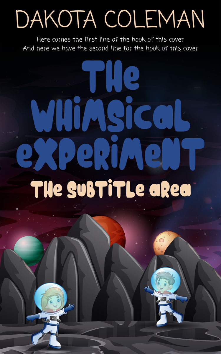 2D view of Steel Gray #15212 - Premade Science Fiction Book Cover