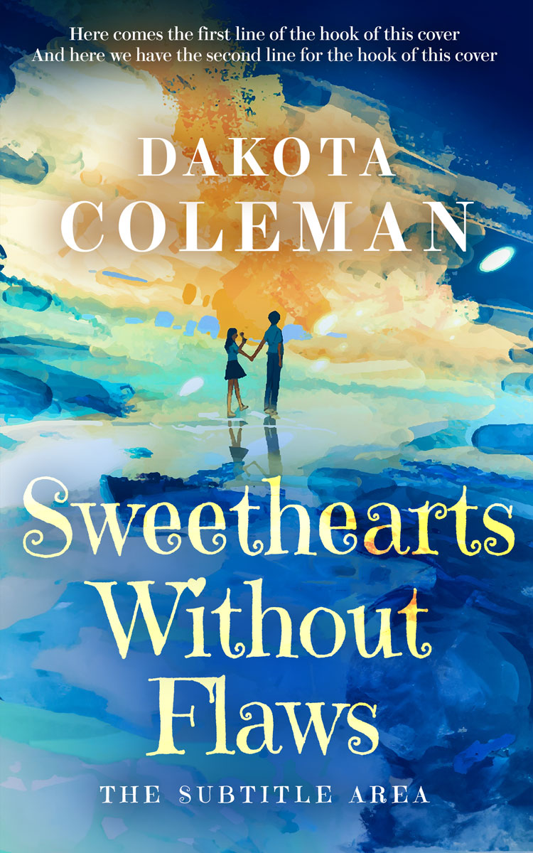 2D view of Winter Hazel #15228 - Premade Romance Book Cover