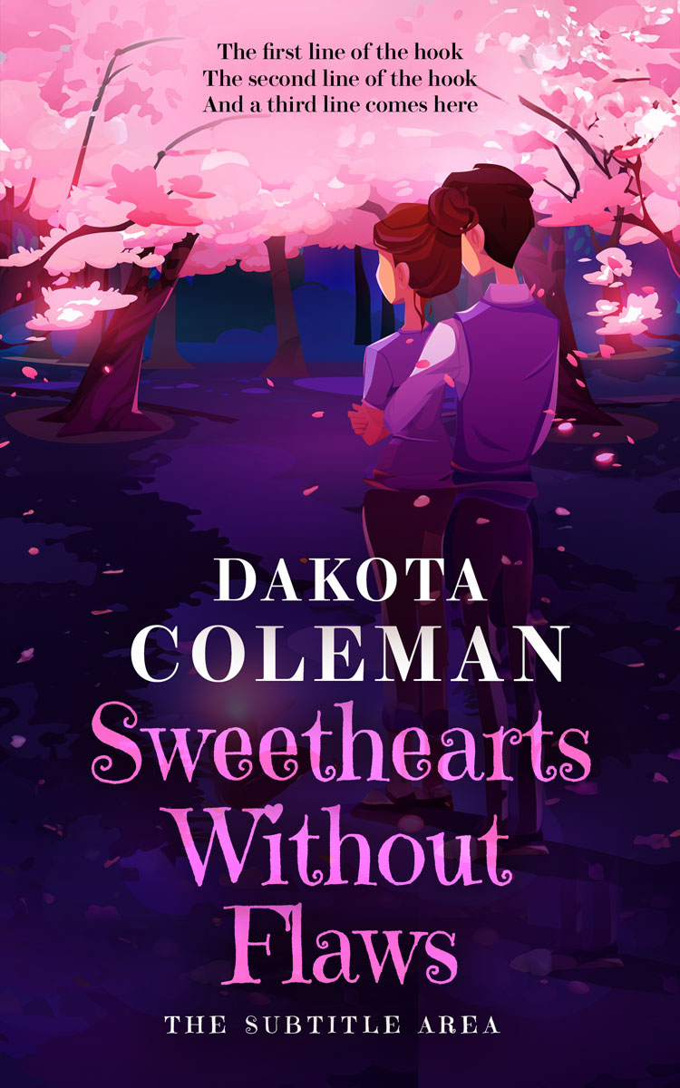 2D view of Premade Romance Book Cover - Illusion