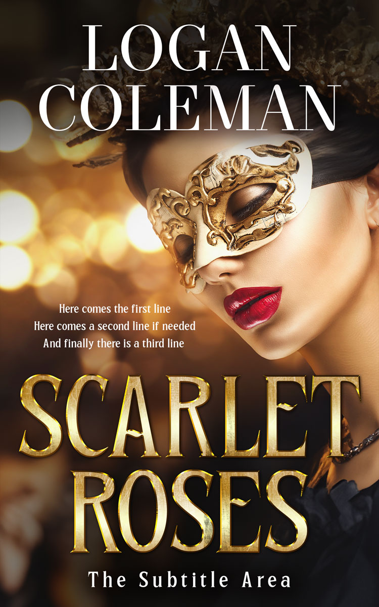 2D view of Premade Romance Book Cover - Brandy