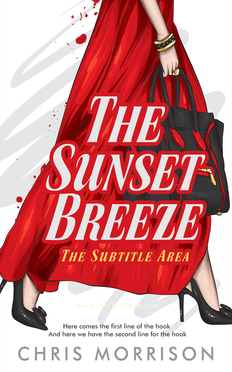 2D view of Westar #15254 - Premade Chick Lit Book Cover