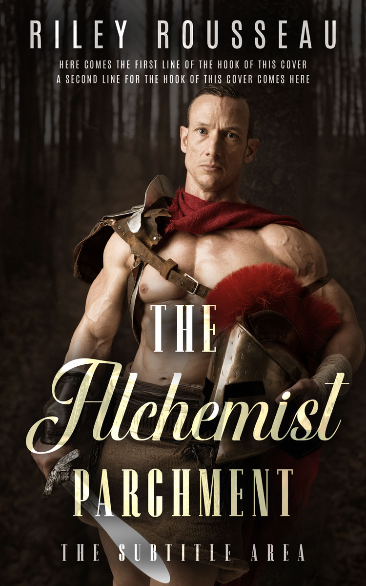 2D view of Premade Historical Book Cover - Oil