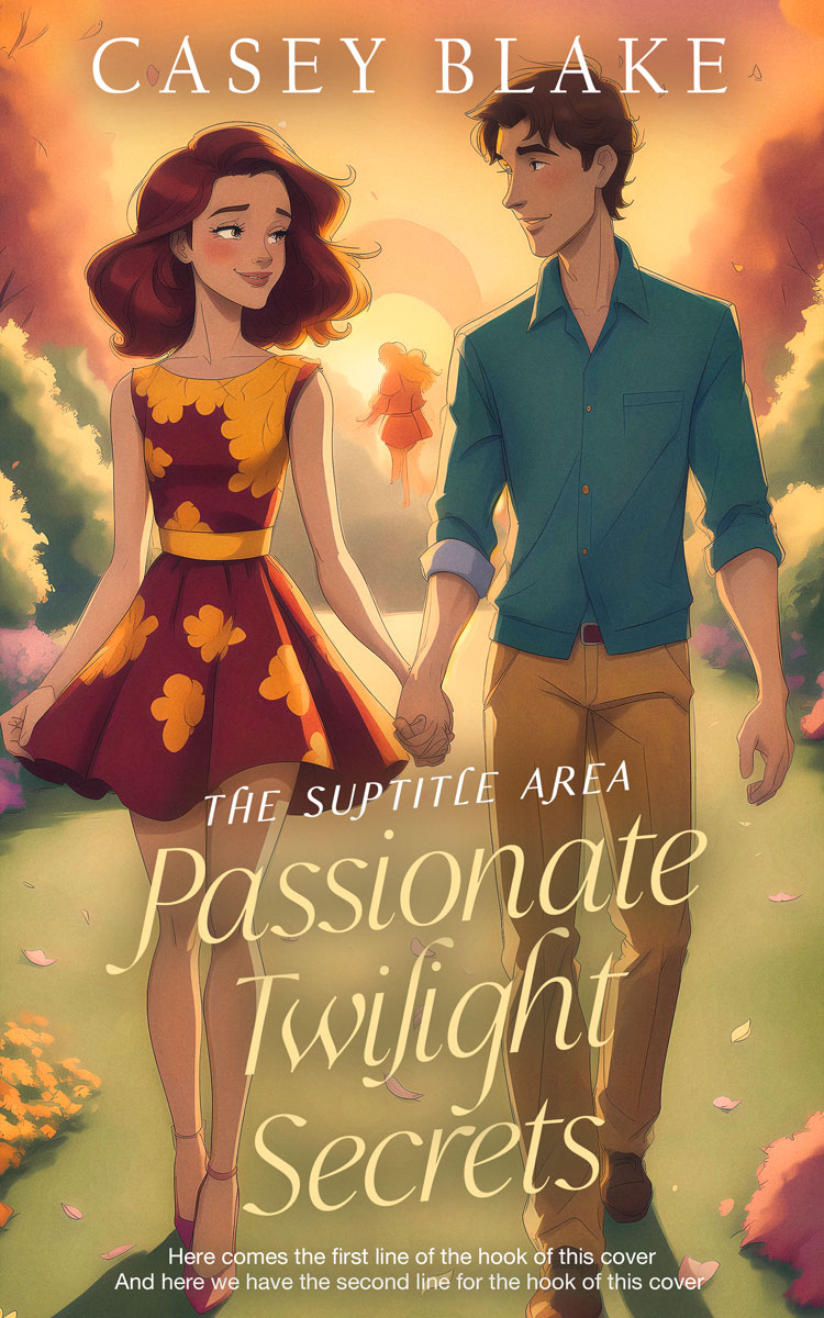 2D view of Premade Chick Lit Book Cover - Muddy Waters