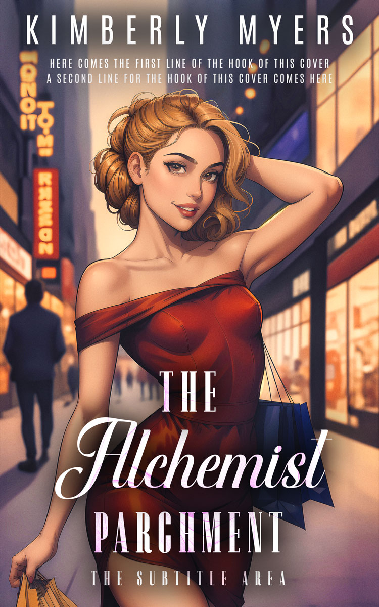 2D view of Matterhorn #15311 - Premade Chick Lit Book Cover