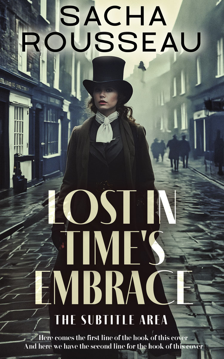 2D view of Outer Space #15322 - Premade Romance Book Cover