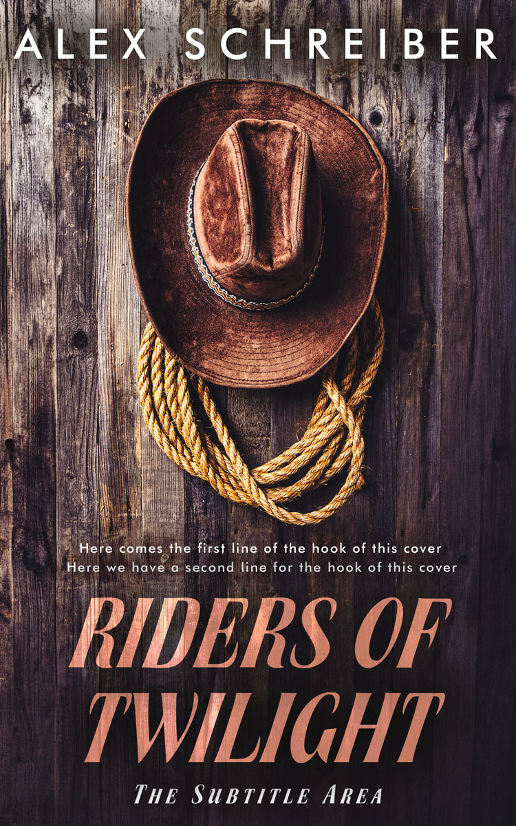 2D view of Thunder #15341 - Premade Action & Adventure Book Cover