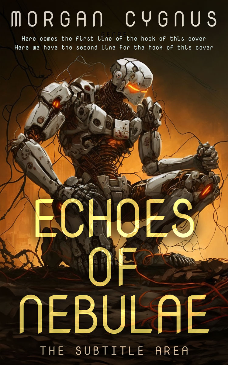 2D view of Di Serria #15351 - Premade Science Fiction Book Cover