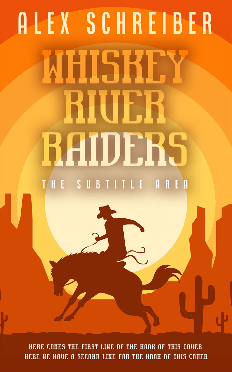 2D view of Christine #15373 - Premade Action & Adventure Book Cover