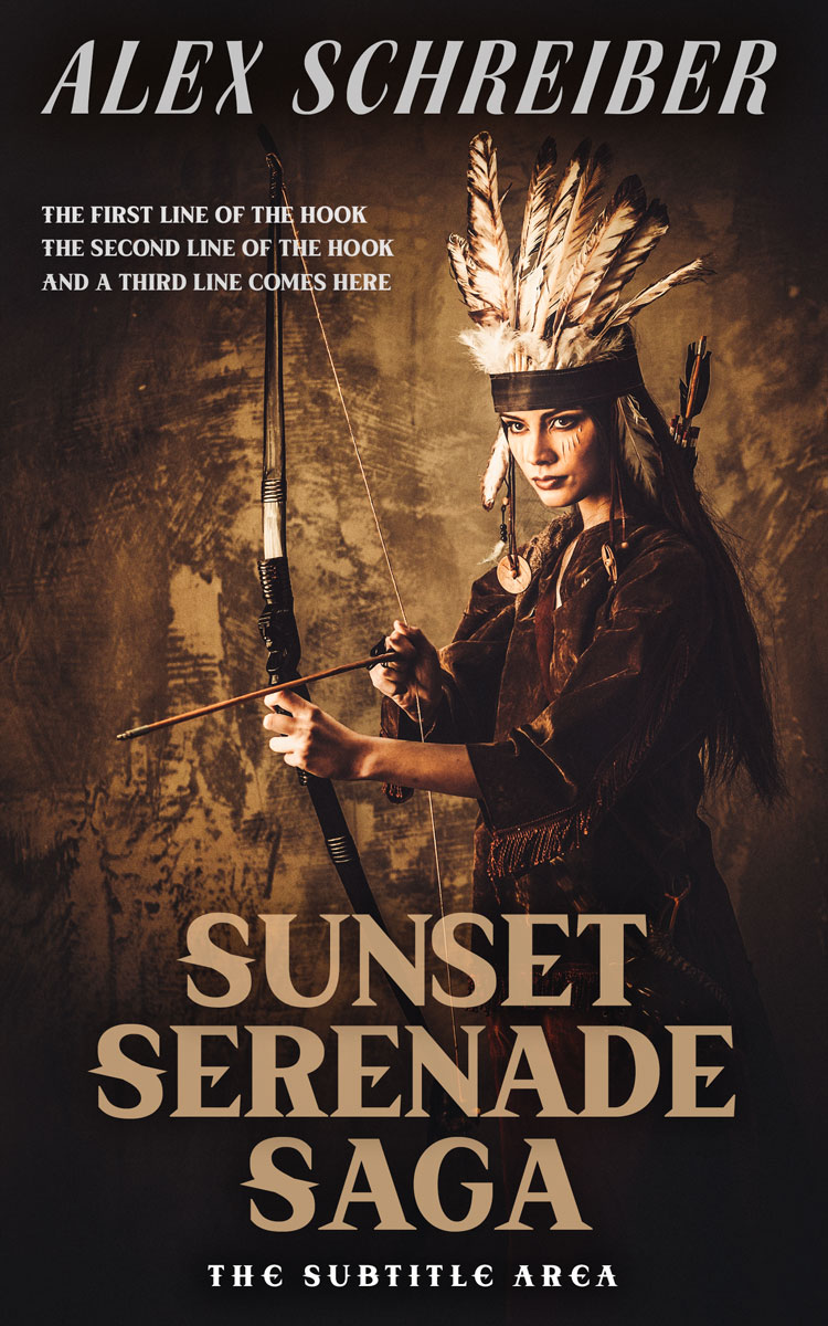 2D view of Cocoa Brown #15380 - Premade Historical Book Cover