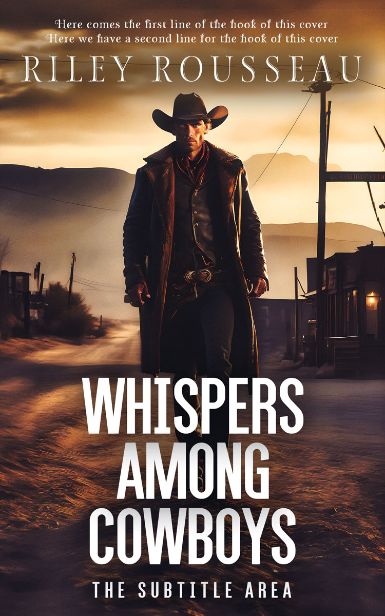 2D view of Premade Mystery & Thriller & Suspense Book Cover - Cocoa Brown