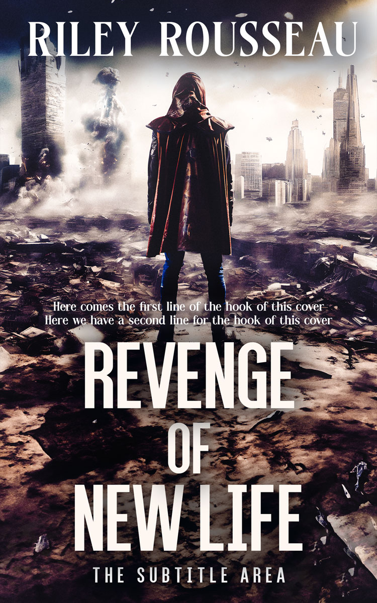 2D view of Premade Apocalyptica Book Cover - Pearl Bush