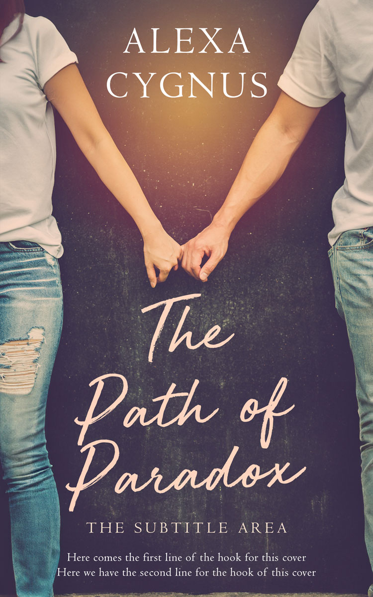 2D view of Premade Romance Book Cover - Ship Gray