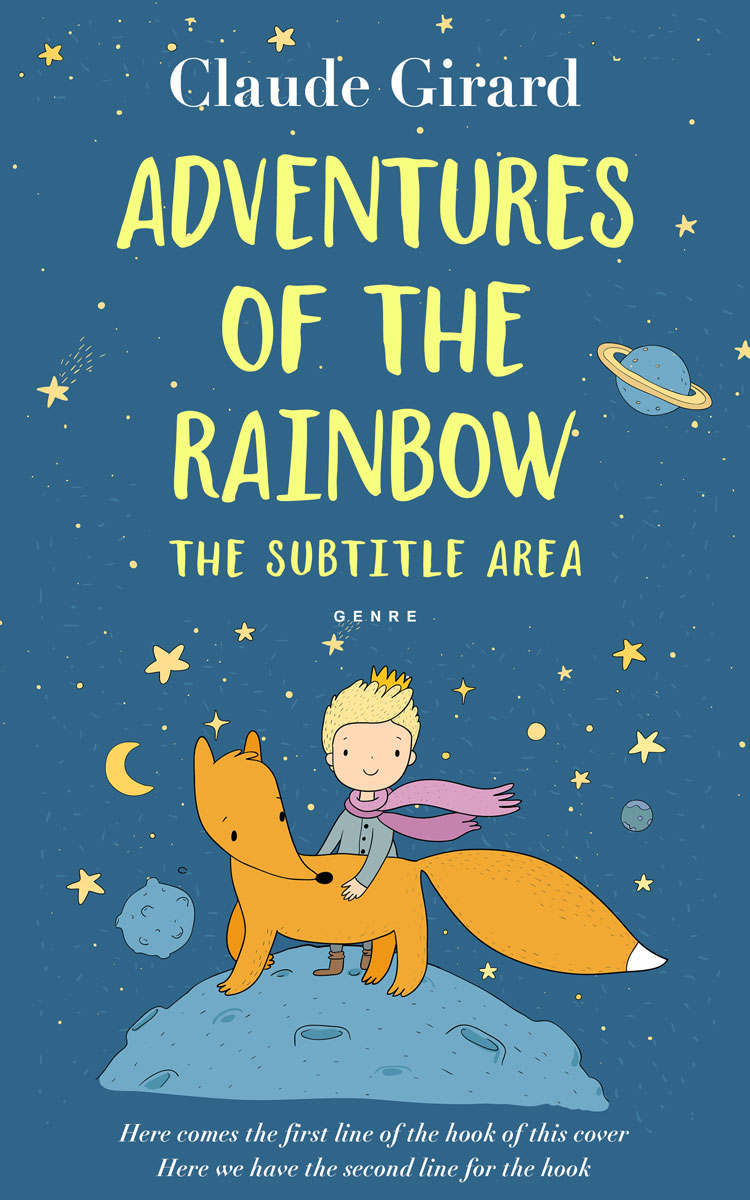 2D view of Premade Fantasy Book Cover - Calypso