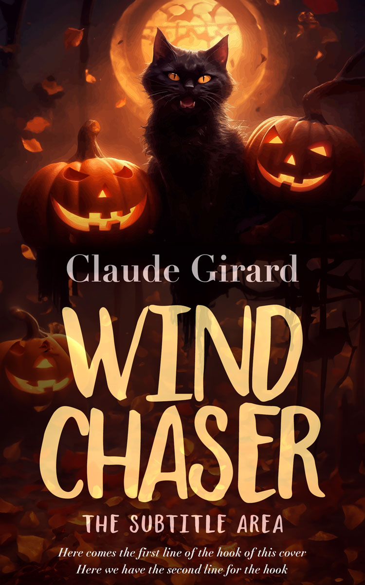 2D view of Premade Horror Book Cover - Porsche