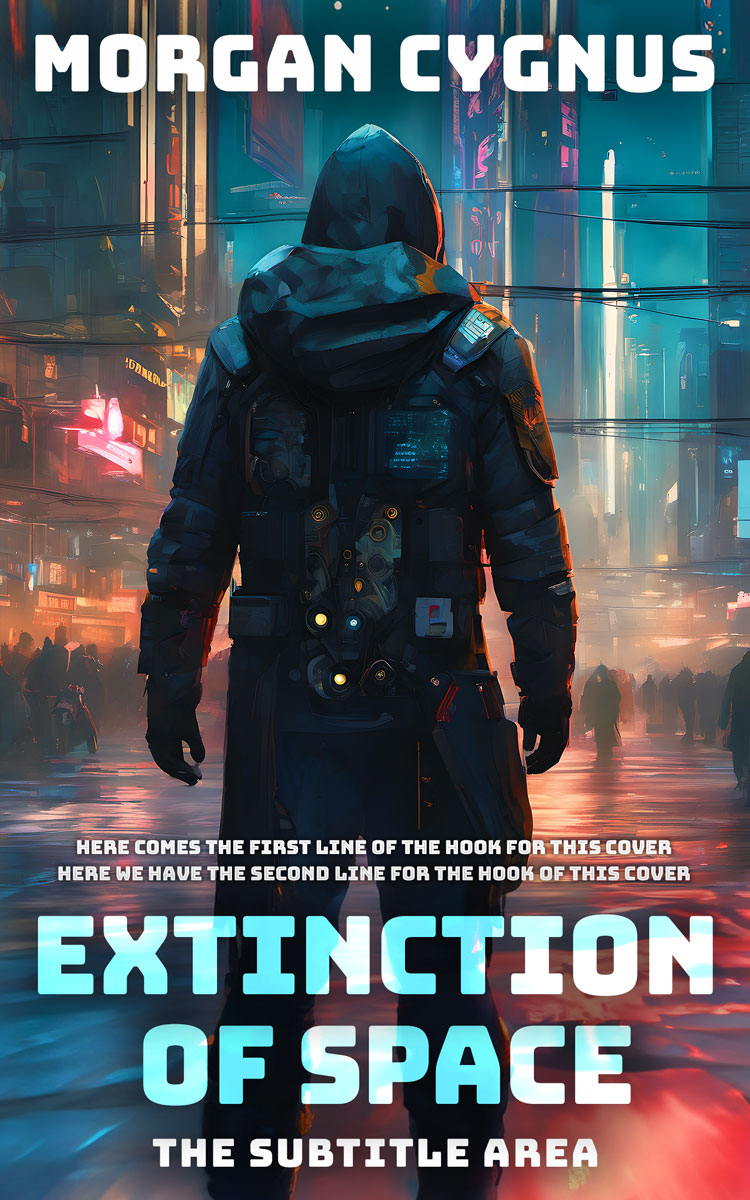 2D view of Outer Space #15476 - Premade Science Fiction Book Cover | BookCoverZone