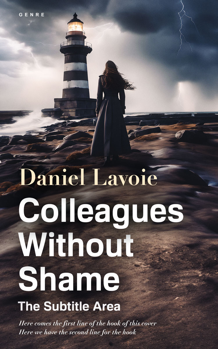 2D view of Thunder #15484 - Premade Romance Book Cover