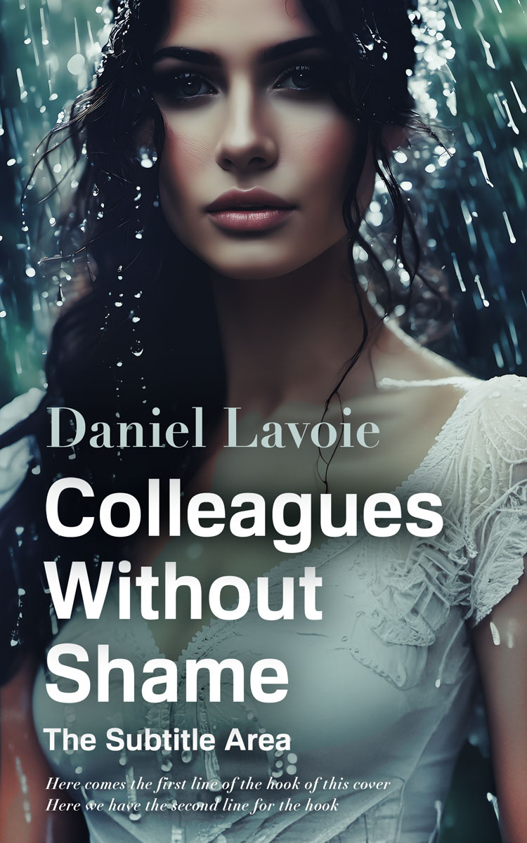 2D view of Outer Space #15485 - Premade Romance Book Cover