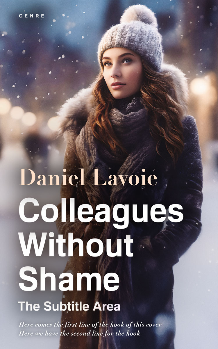 2D view of Premade Romance Book Cover - Ship Gray