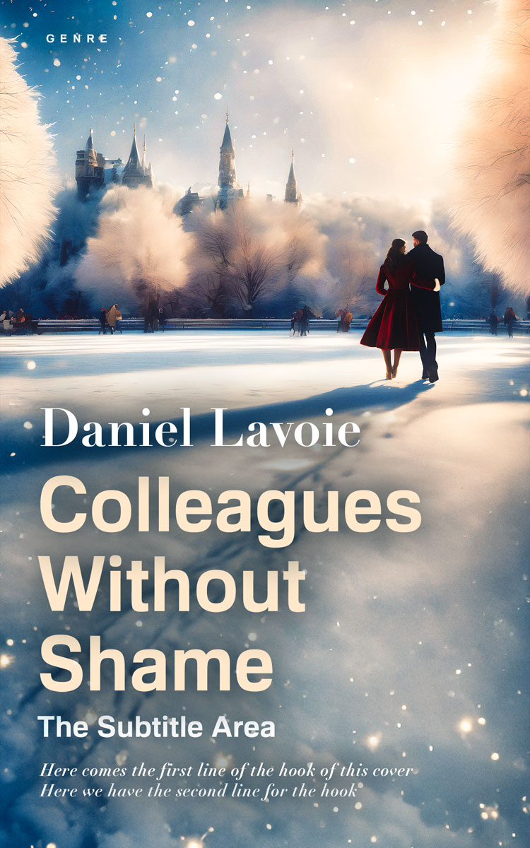 2D view of Ash #15489 - Premade Romance Book Cover