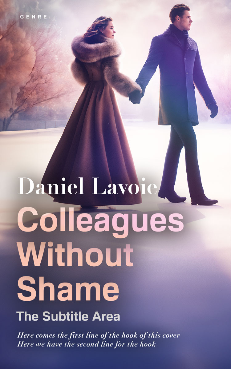 2D view of Premade Romance Book Cover - Cold Turkey