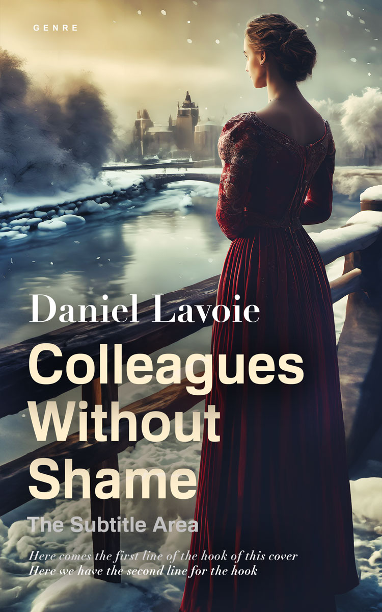 2D view of Premade Romance Book Cover - Akaroa