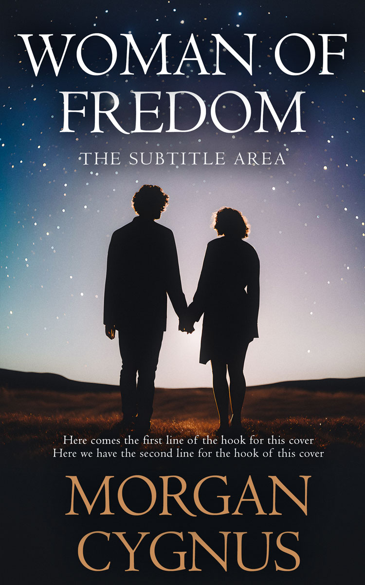 2D view of Nobel #15498 - Premade Romance Book Cover