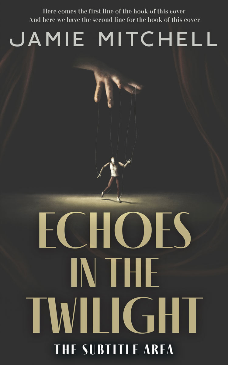 2D view of Premade Surreal Book Cover - Tuatara