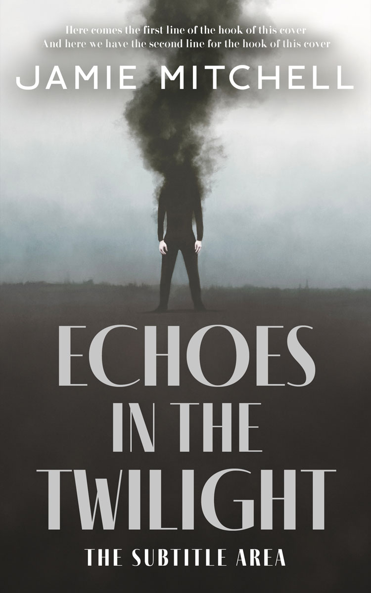 2D view of Premade Surreal Book Cover - Pumice