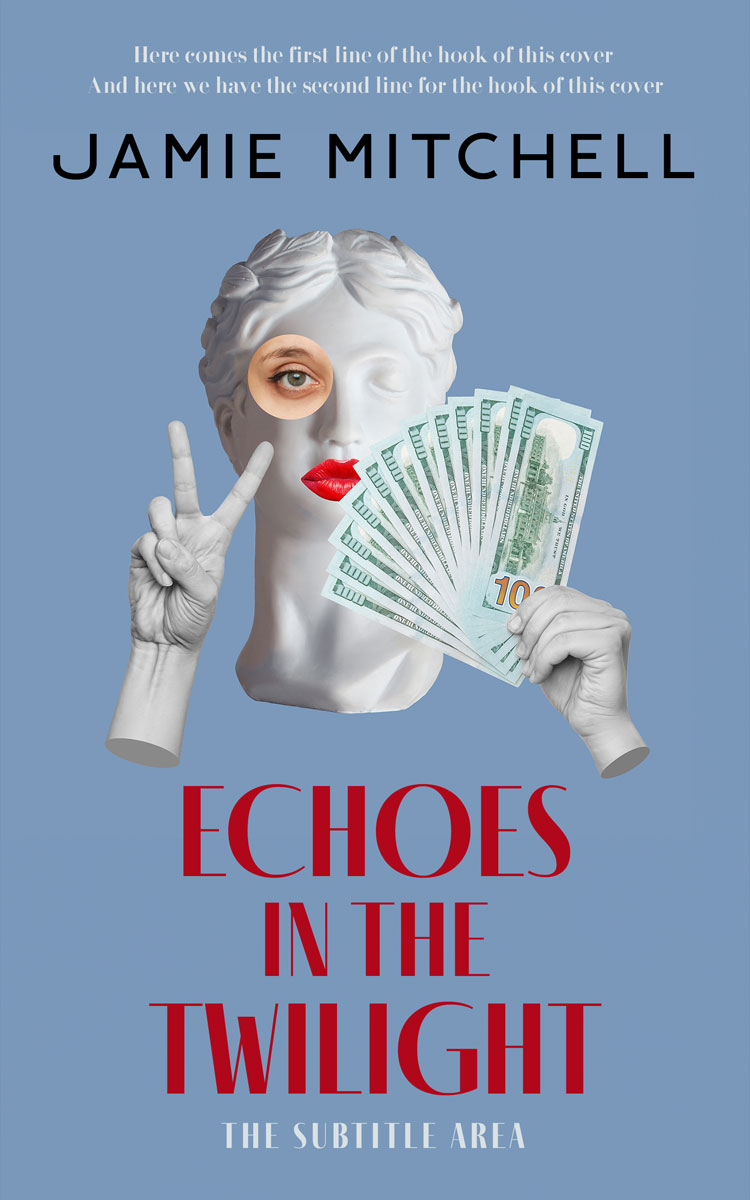 2D view of Bali Hai #15563 - Premade Abstract Book Cover