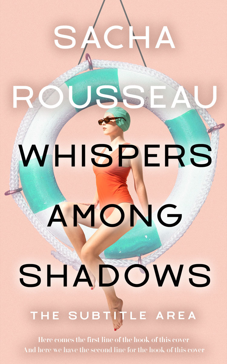 2D view of Double Spanish White #15574 - Premade Abstract Book Cover