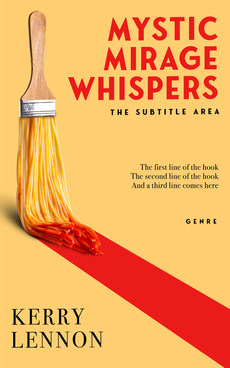 2D view of Goldenrod #15647 - Premade Abstract Book Cover