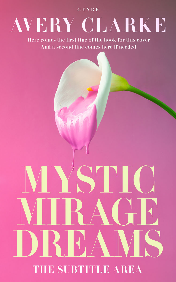 2D view of Hopbush #15653 - Premade Abstract Book Cover | BookCoverZone