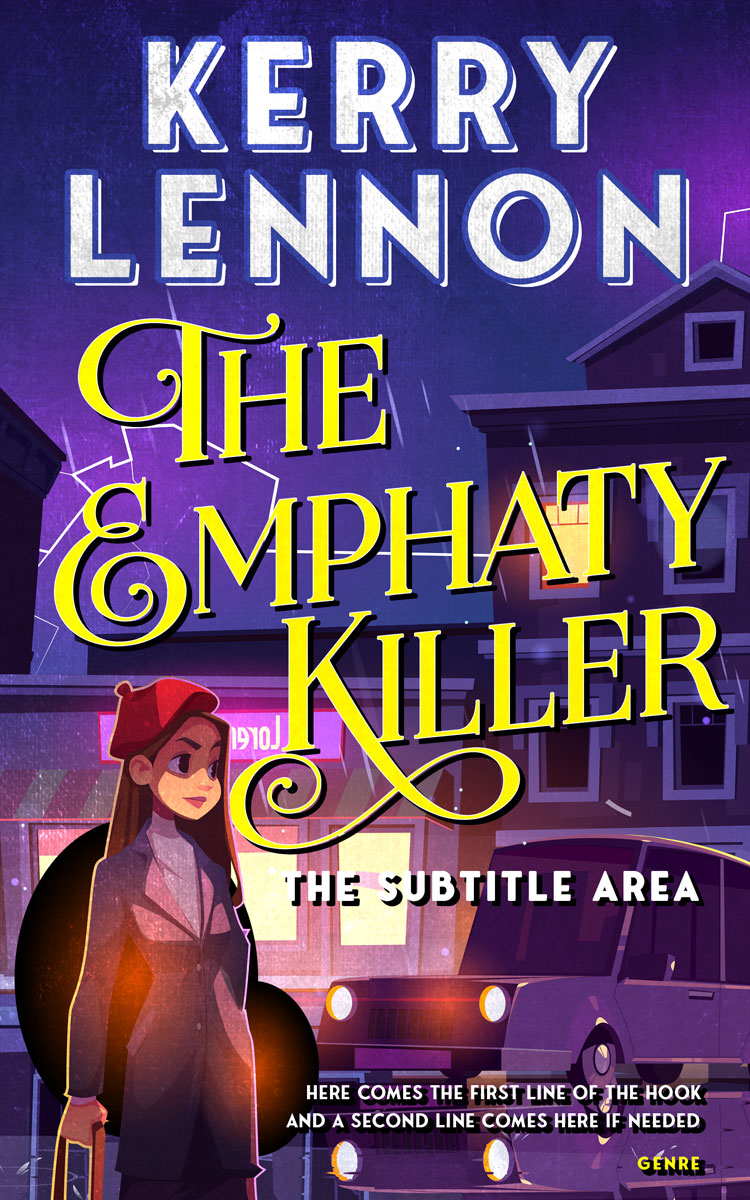 2D view of Premade Mystery & Thriller & Suspense Book Cover - Jacarta