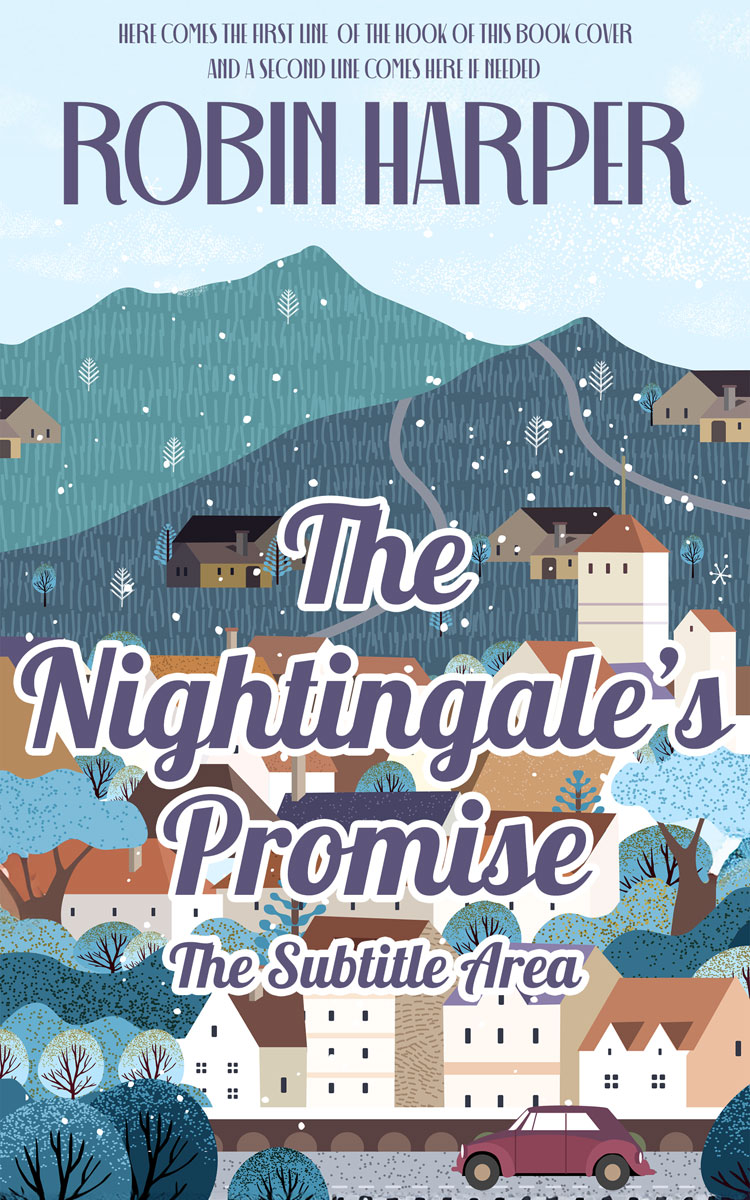 2D view of Premade Literary Fiction Book Cover - Tiara