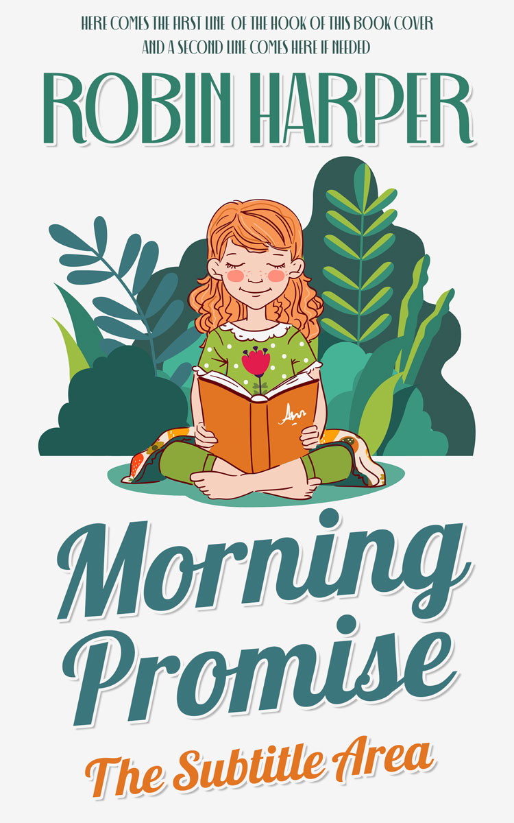 2D view of Desert Storm #15674 - Premade Literary Fiction Book Cover