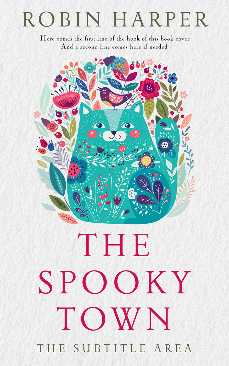 2D view of Premade Children's Book Cover - Gallery